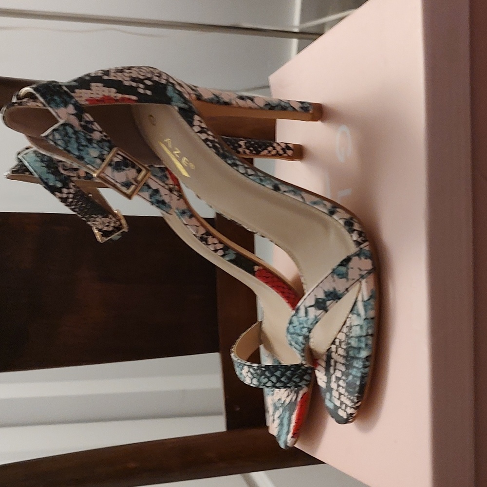 Snake Multi Color Heels